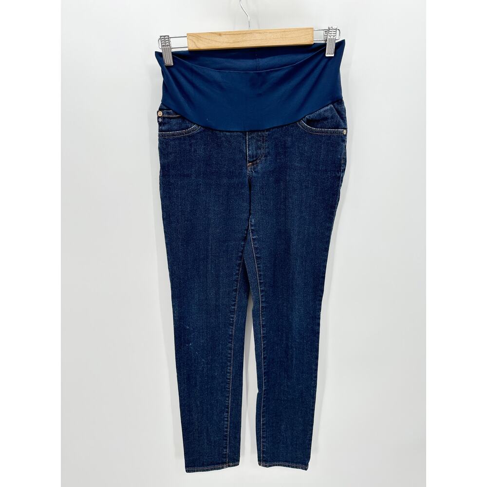 AG Adriano Goldschmied A Pea In The Pod Maternity Skinny Jeans Blue 29R PVC1110